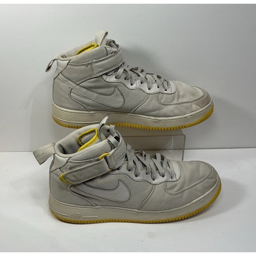 Nike Air Force 1 '07 Mens Shoes Size 12 Canvas Desert Sand Sneakers AH6770-002